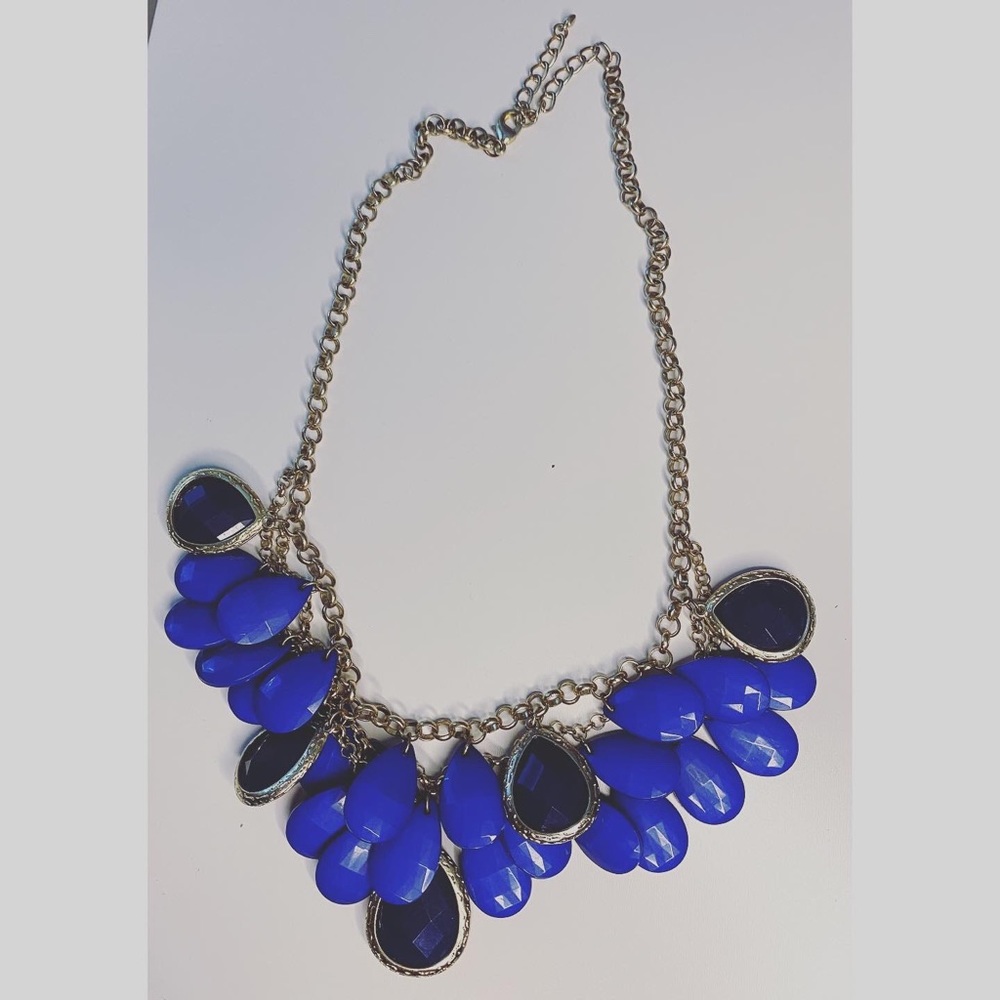Blue necklace